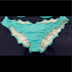 Light blue bikini bottoms